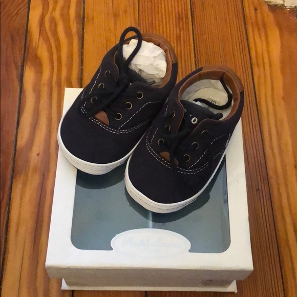 Ralph Lauren Other - Gently worn Ralph Lauren Layette sneakers.